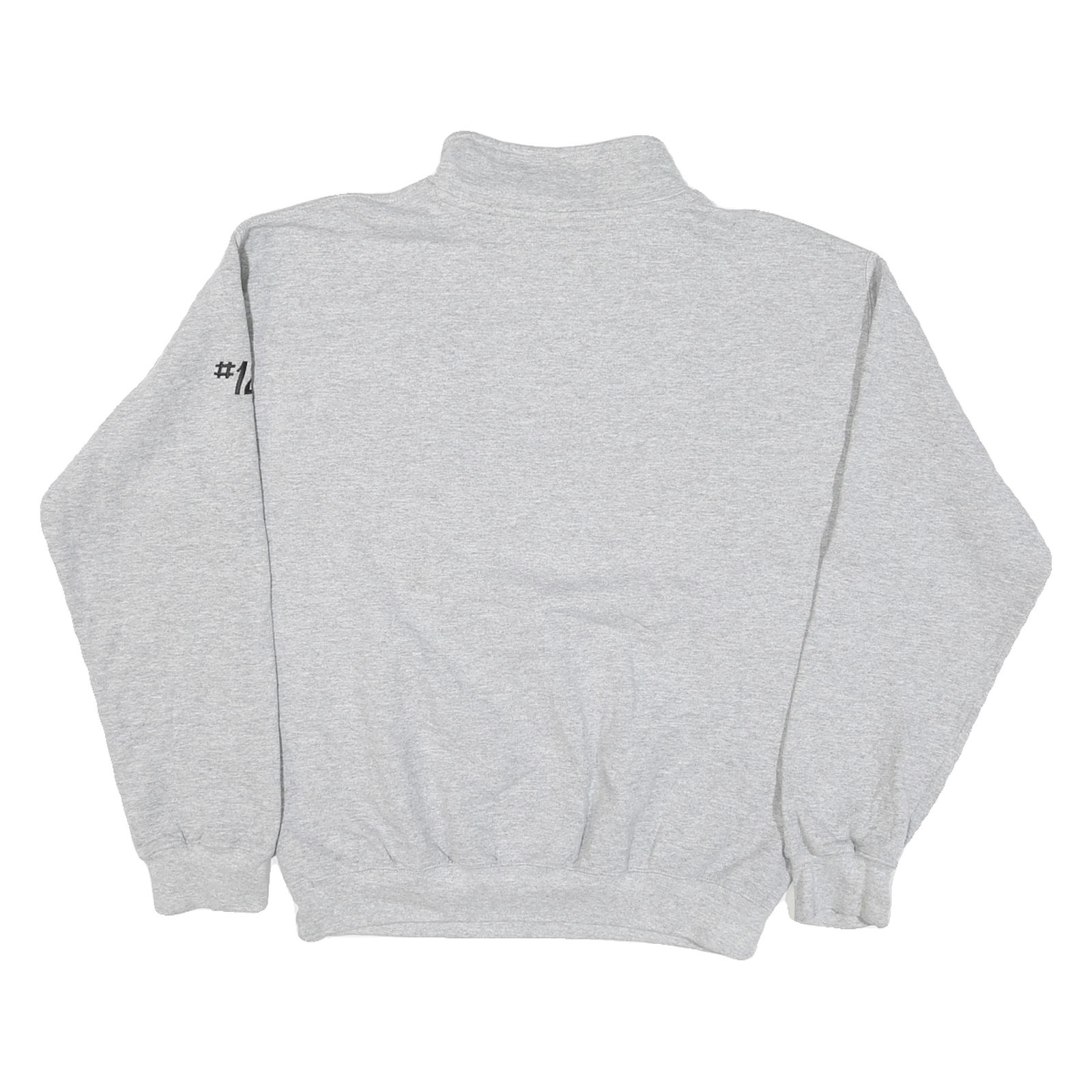 GILDAN Mens Grey Redwood Volleyball Varsity 1/4 Zip Sweatshirt M Casual Sports