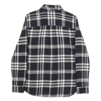 LEVI'S Womens Black & Grey Check Shirt XS Cotton Button Front Casual