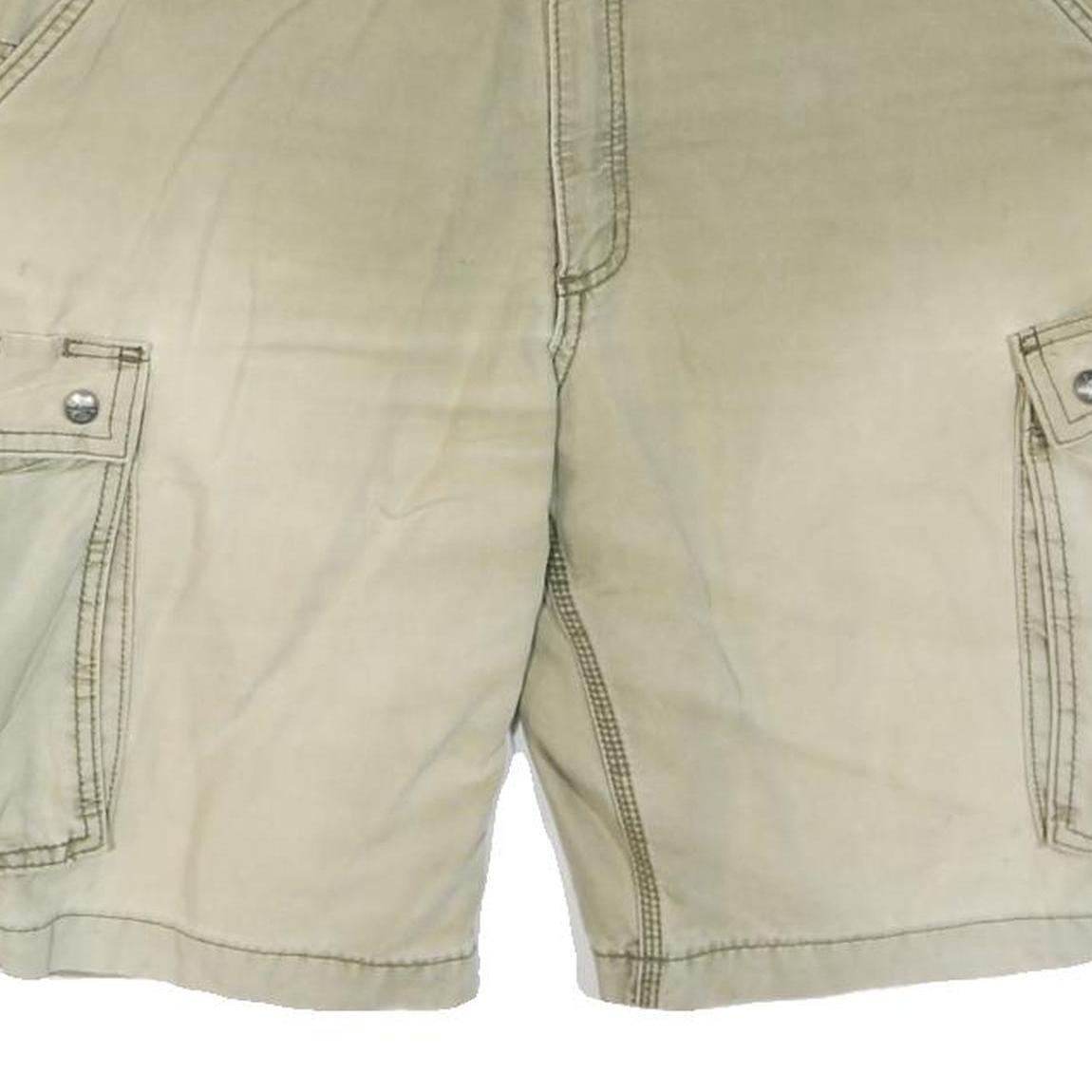 CARHARTT Mens Cargo Beige Shorts L W38 Relaxed Fit Cotton Blend Workwear