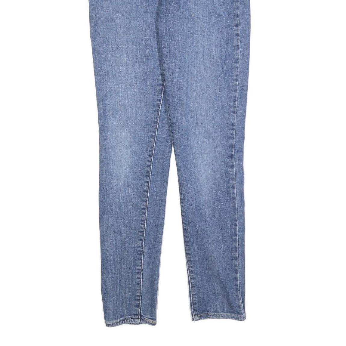 LEVI'S 721 Womens Slim Blue Denim Light W23 L30 Jeans Cotton Blend Zip