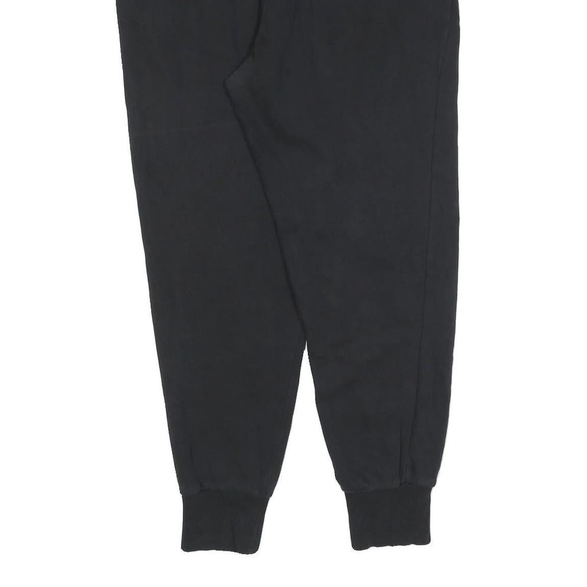 FILA Womens Joggers Black M W30 L26 Cotton Slim Tapered Fit Casual Sportswear