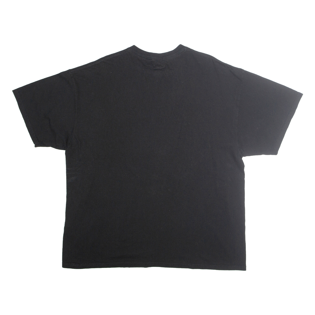 MAJESTIC Mens Black San Francisco Giants Graphic T-Shirt 2XL Short Sleeve Crew