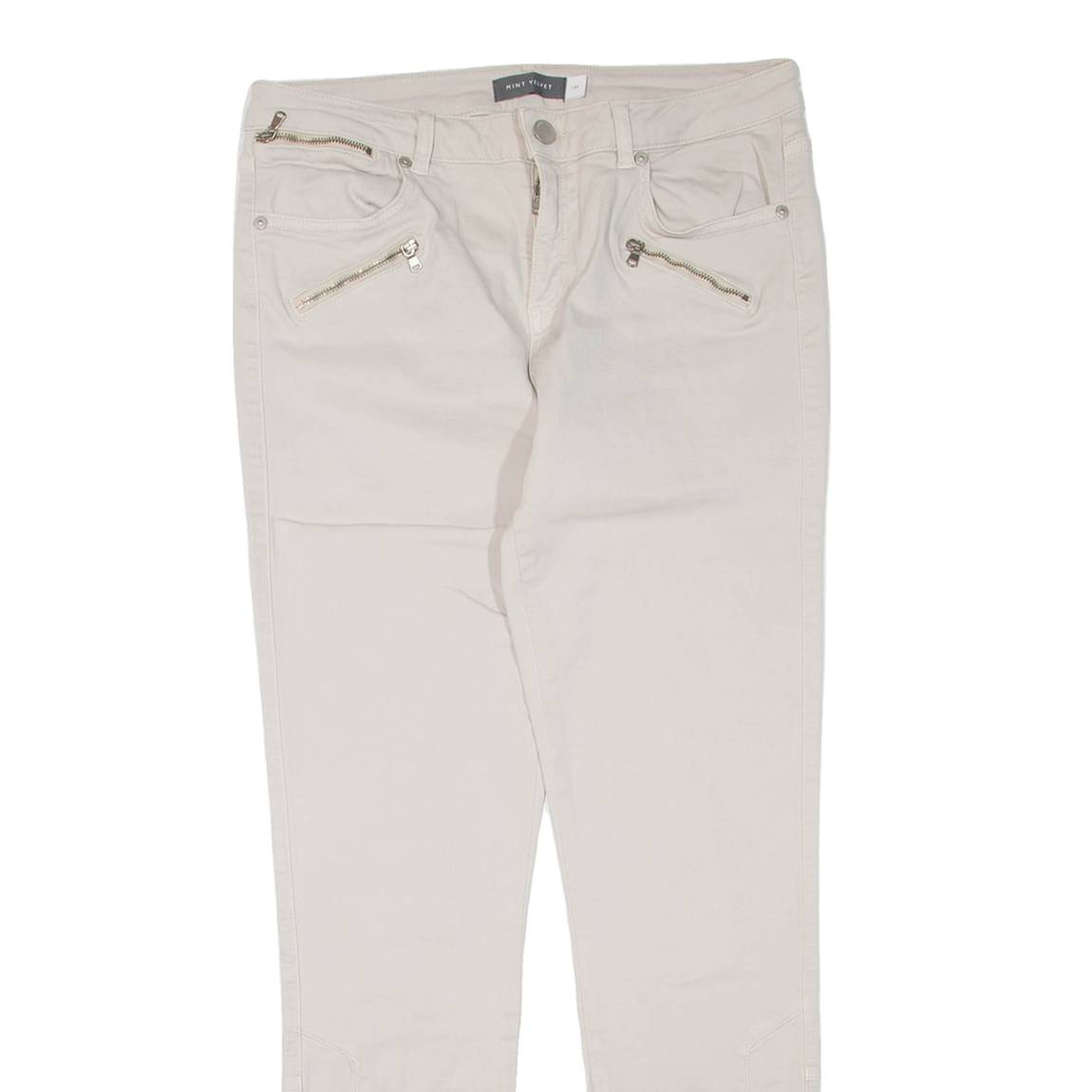 MINT VELVET Womens Trousers Beige Regular Skinny W30 L29