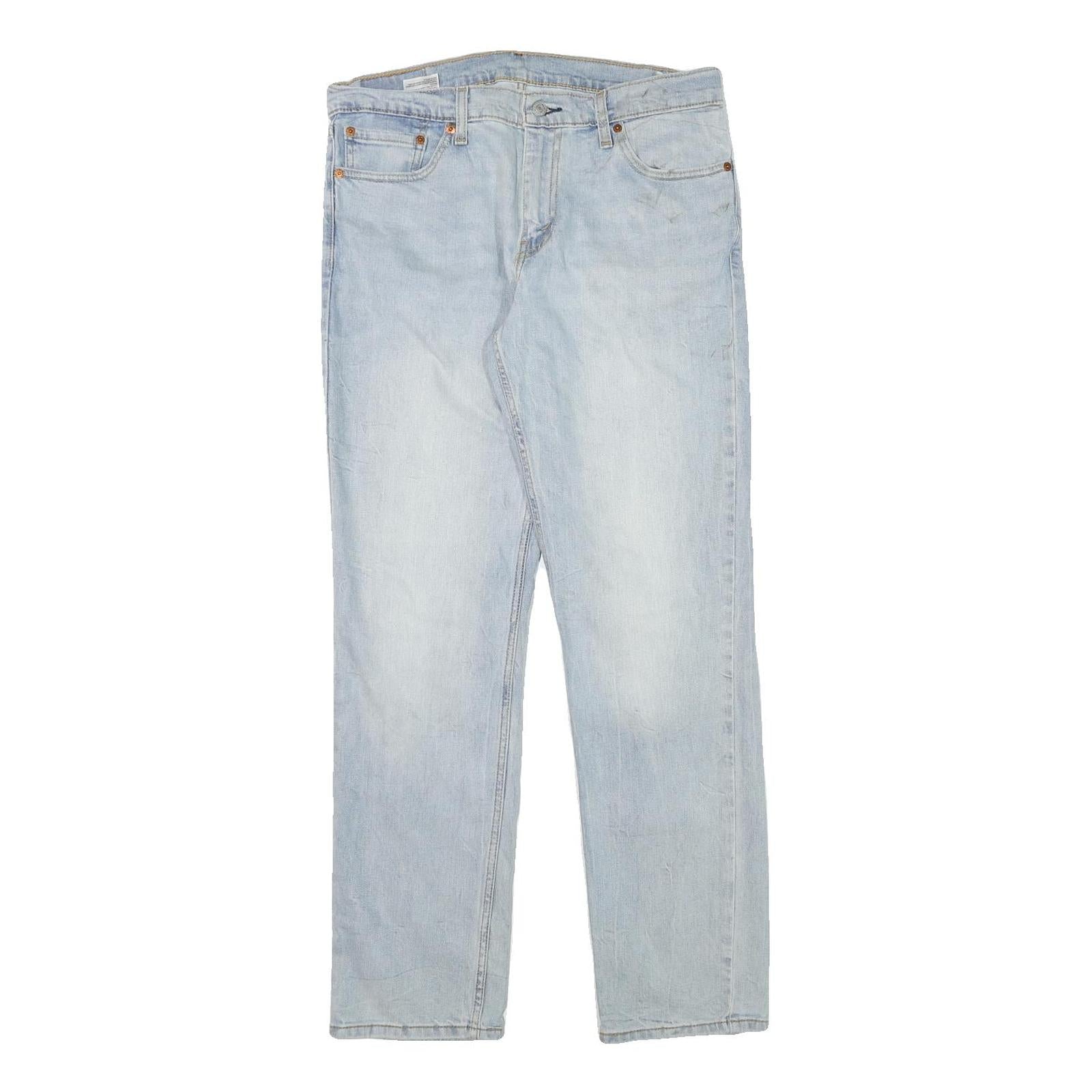 LEVI'S Mens Slim Blue Jeans Denim Light W33 L32 Casual Classic Zip Fly