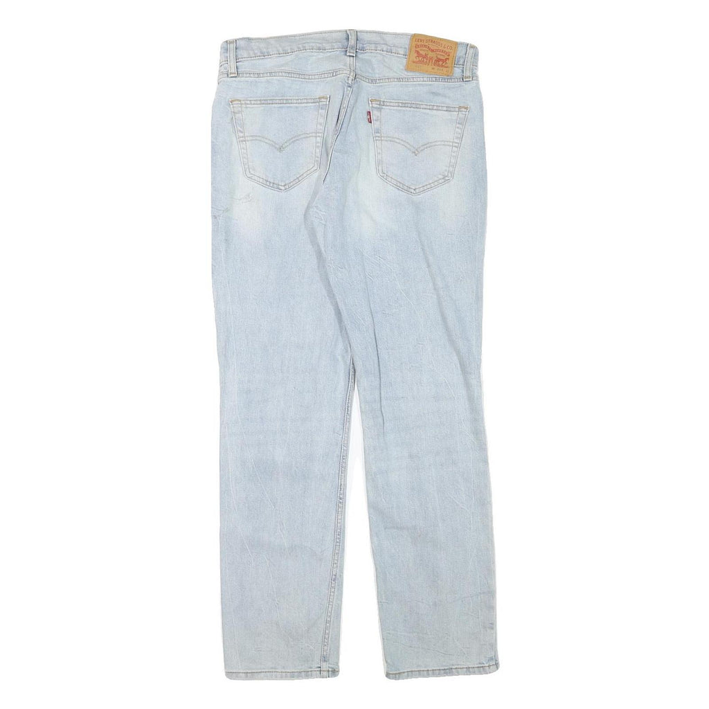 LEVI'S Mens Slim Blue Jeans Denim Light W33 L32 Casual Classic Zip Fly