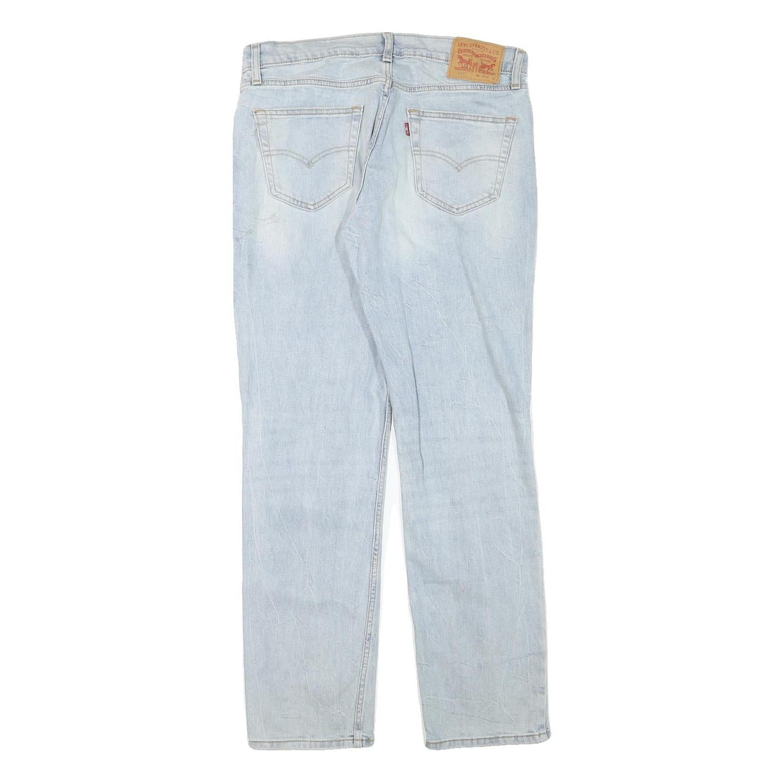 LEVI'S Mens Slim Blue Jeans Denim Light W33 L32 Casual Classic Zip Fly