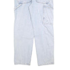 KARL KANI Womens Jeans Blue Relaxed Straight Denim Light W36 L32 Patchwork