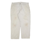 CARHARTT Mens Cotton Blend Relaxed Wide-Leg Trousers W38 L30 Workwear Cargo
