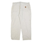 CARHARTT Mens Cotton Blend Relaxed Wide-Leg Trousers W38 L30 Workwear Cargo