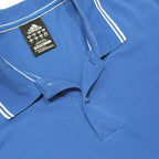 ADIDAS Mens Blue Polo Shirt XL Cotton Blend Short Sleeve Classic Logo