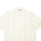 ENZO Mens Shirt Yellow Check M