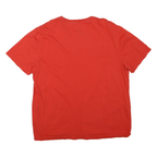 TOMMY HILFIGER Mens Red Pocket T-Shirt XL Short Sleeve Crew Neck Cotton Blend