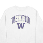 CHAMPION REVERSE WEAVE Mens White Washington Crew Neck L Sweatshirt Cotton Blend