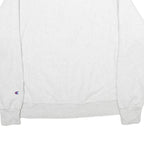 CHAMPION REVERSE WEAVE Mens White Washington Crew Neck L Sweatshirt Cotton Blend