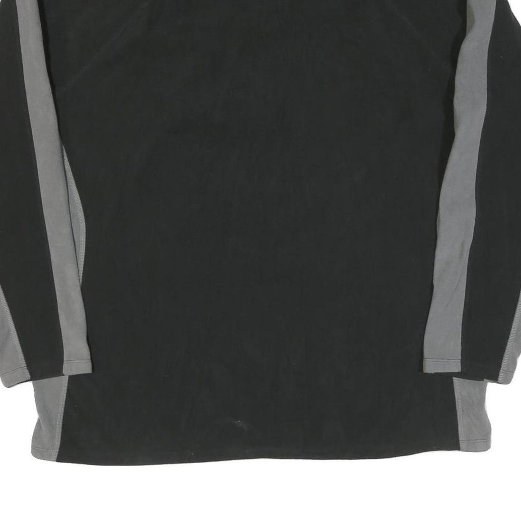 THE NORTH FACE Mens Black & Grey Zip Jacket 2XL Cotton Blend Outdoor Casual