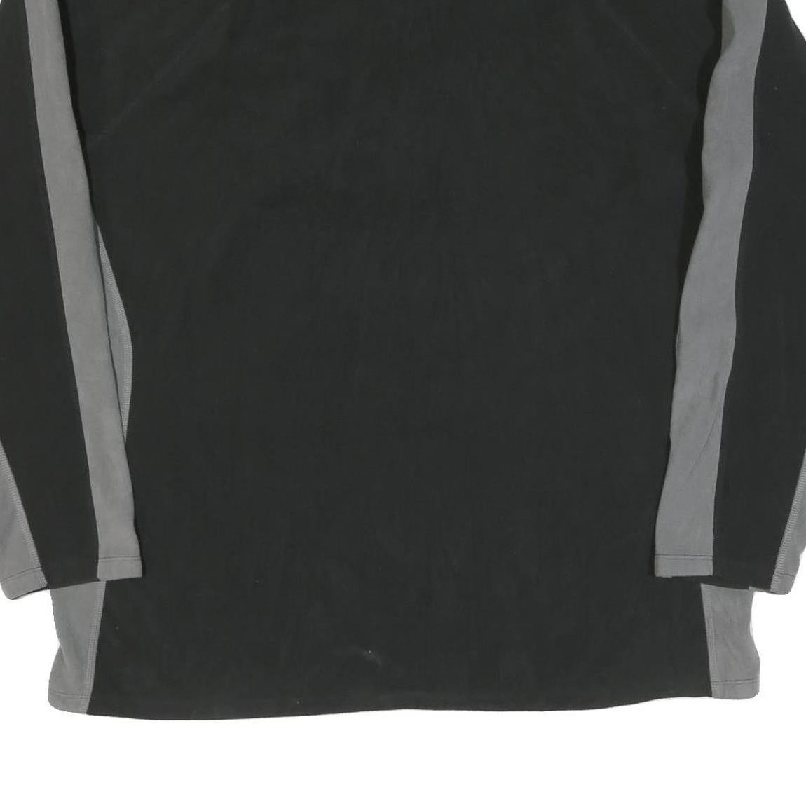 THE NORTH FACE Mens Black & Grey Zip Jacket 2XL Cotton Blend Outdoor Casual