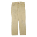 CARHARTT Mens Cotton Blend Beige Regular Fit Straight Leg Trousers W31 L32