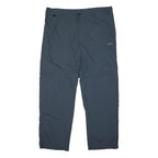 MAMMUT Mens Nylon Blue Regular Fit Button Trousers W42 L32 Outdoor Casual
