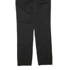 TOMMY HILFIGER Mens Cotton Blend Black Regular Fit Straight Leg Trousers W30 L32