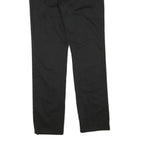 TOMMY HILFIGER Mens Cotton Blend Black Regular Fit Straight Leg Trousers W30 L32