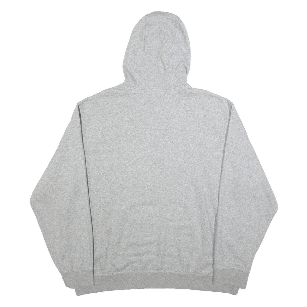 NIKE Mens Grey Lenape Athletics Pullover Hoodie 2XL Cotton Blend