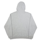 NIKE Mens Grey Lenape Athletics Pullover Hoodie 2XL Cotton Blend