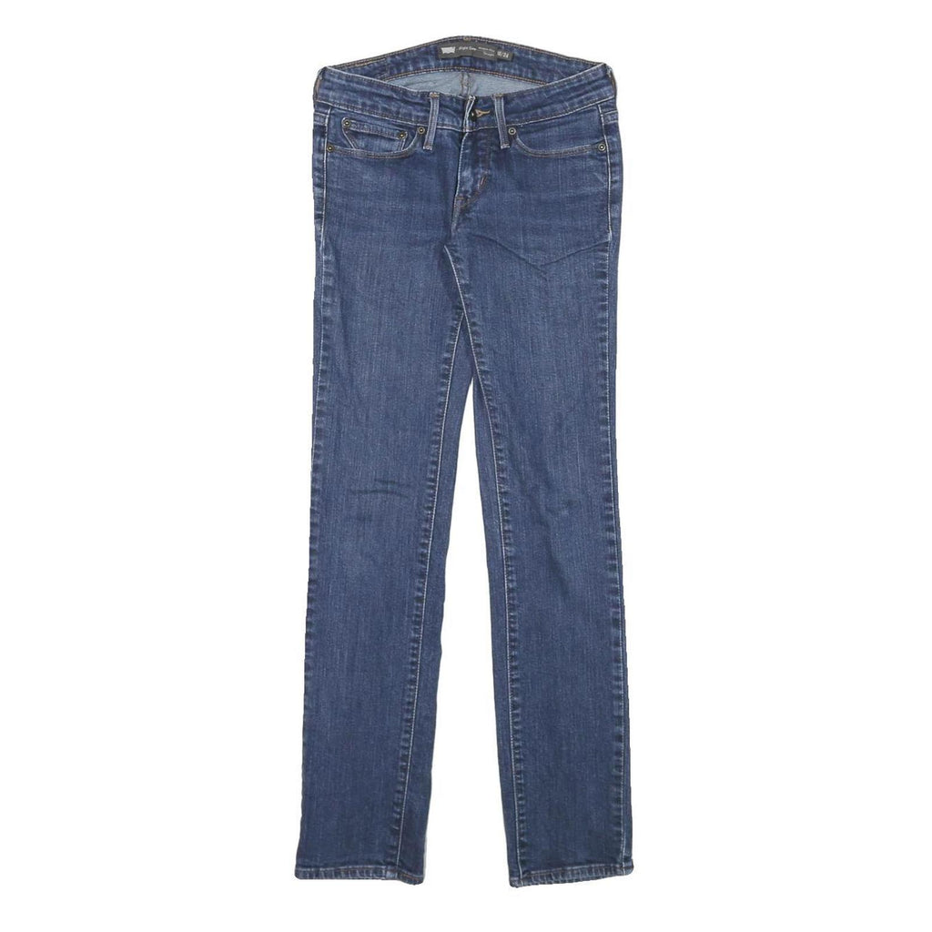 LEVI'S Womens Jeans Blue Regular Straight Denim Medium W26 L28 Classic Style