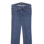 LEVI'S Womens Jeans Blue Regular Straight Denim Medium W26 L28 Classic Style