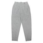 PAUL HARRIS Womens Regular Black & White Check Trousers W27 L29 Stylish