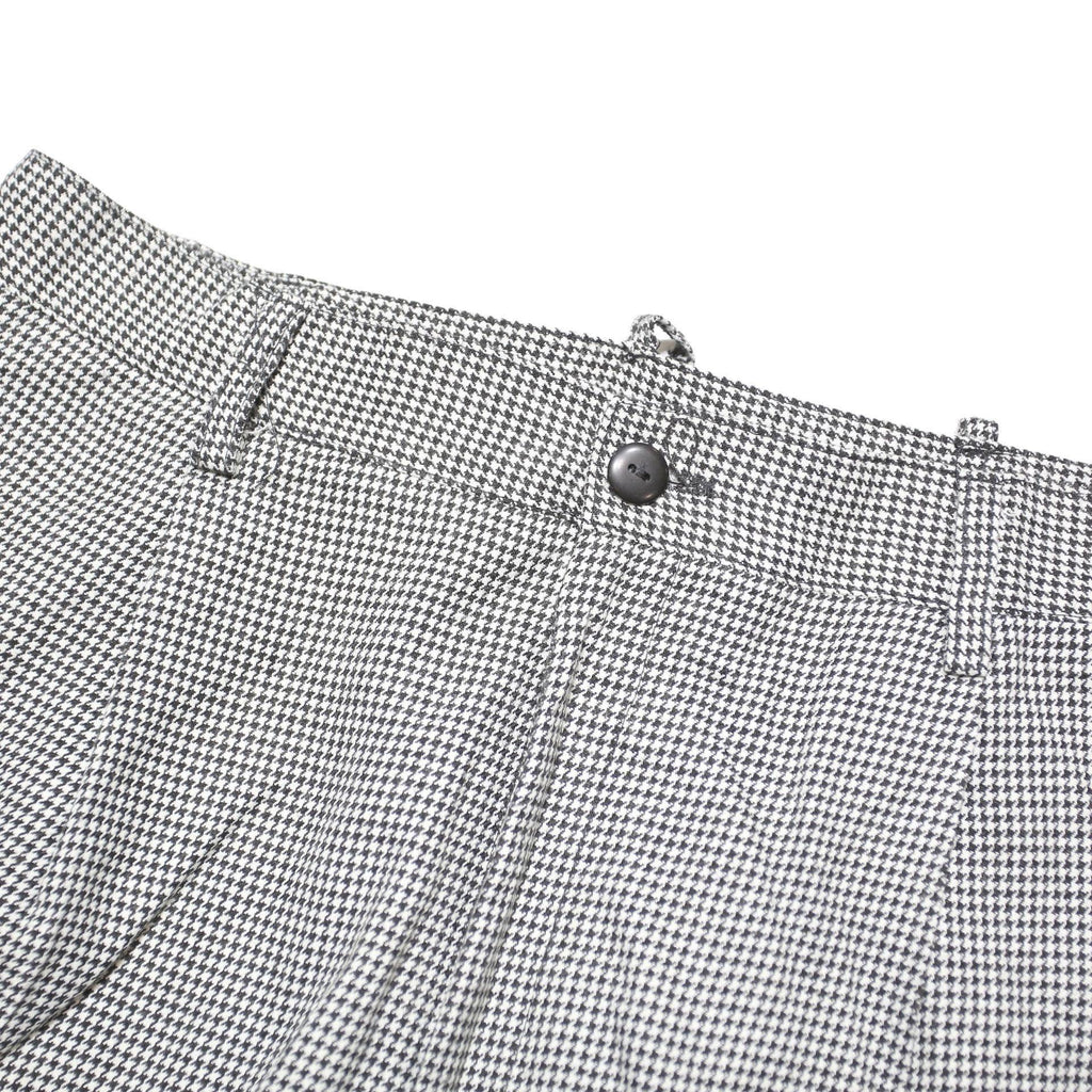 PAUL HARRIS Womens Regular Black & White Check Trousers W27 L29 Stylish