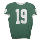 NIKE Mens Green & Grey Zionsville Graphic T-Shirt L Short Sleeve V-Neck