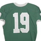 NIKE Mens Green & Grey Zionsville Graphic T-Shirt L Short Sleeve V-Neck