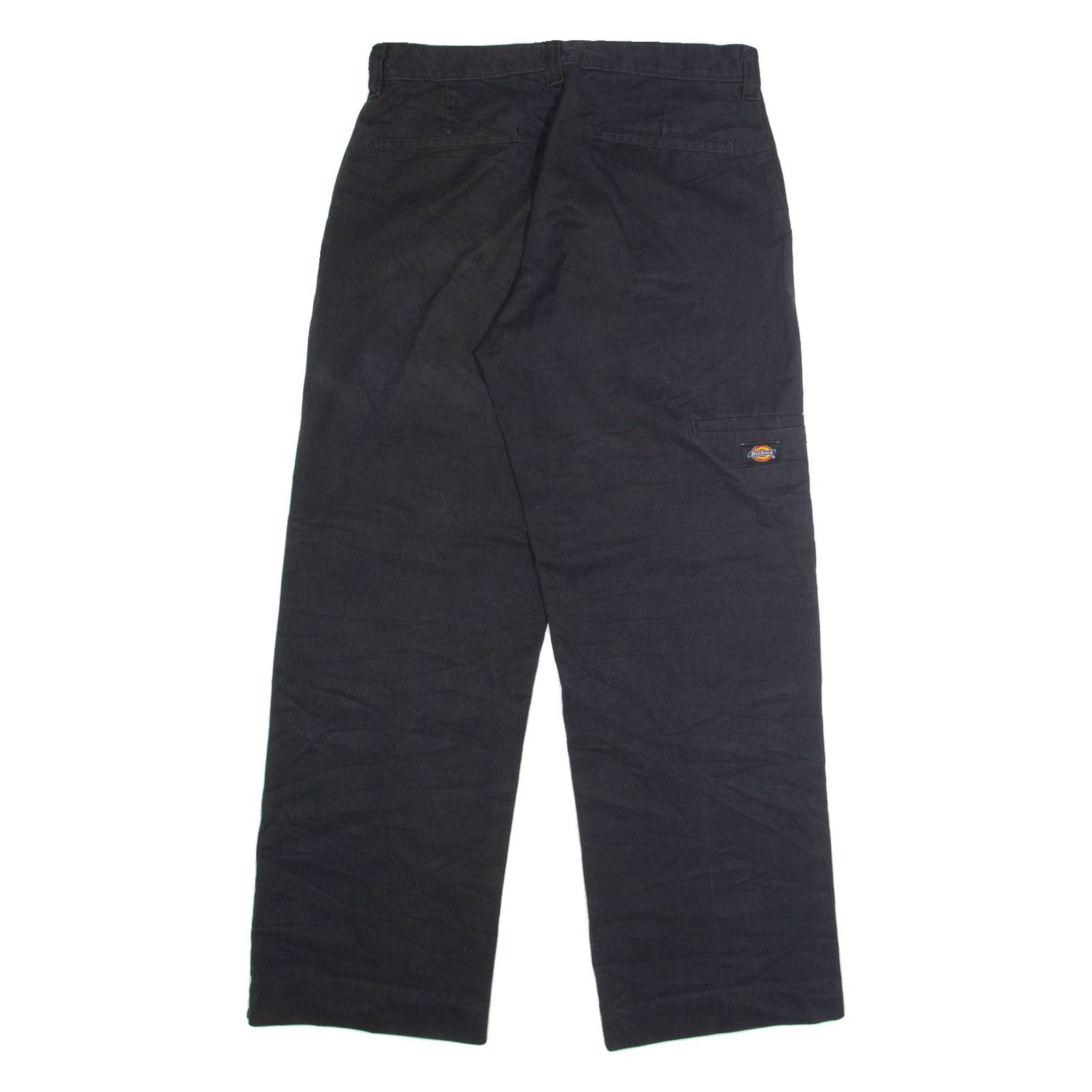DICKIES Workwear Mens Trousers Black Regular Straight W30 L30
