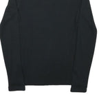 RALPH LAUREN SPORT Womens Black Long Sleeve Crew Neck T-Shirt M Cotton Blend