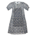 RIVER ISLAND Womens Blue Dress Polyester Blend Floral Short Sleeve Midi UK 14