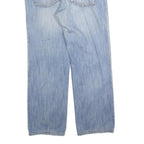 LEE COOPER Mens Regular Fit Blue Denim Light Wash Jeans W34 L29 Zip Closure