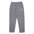 NIKE Mens Joggers Grey S W28 L29 Cotton Blend Slim Tapered Casual Sportswear