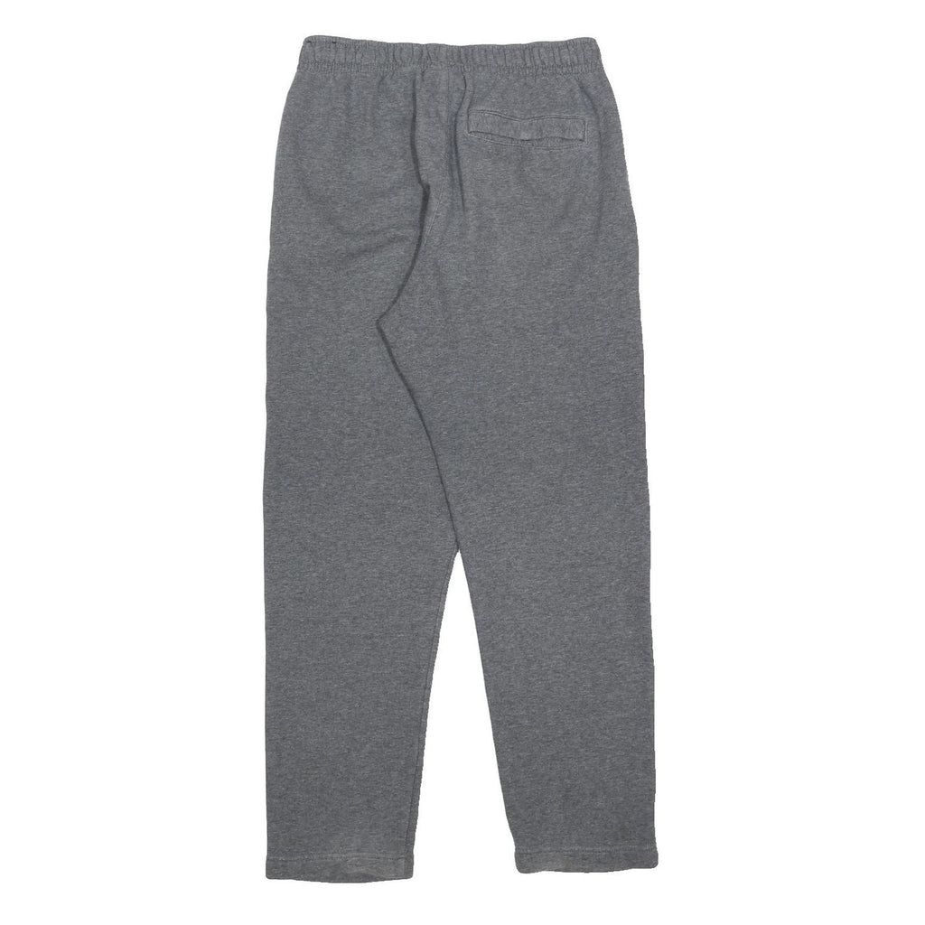 NIKE Mens Joggers Grey S W28 L29 Cotton Blend Slim Tapered Casual Sportswear