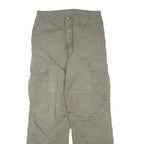 CARHARTT Mens Regular Fit Khaki Cargo Trousers W30 L30 Workwear Durable