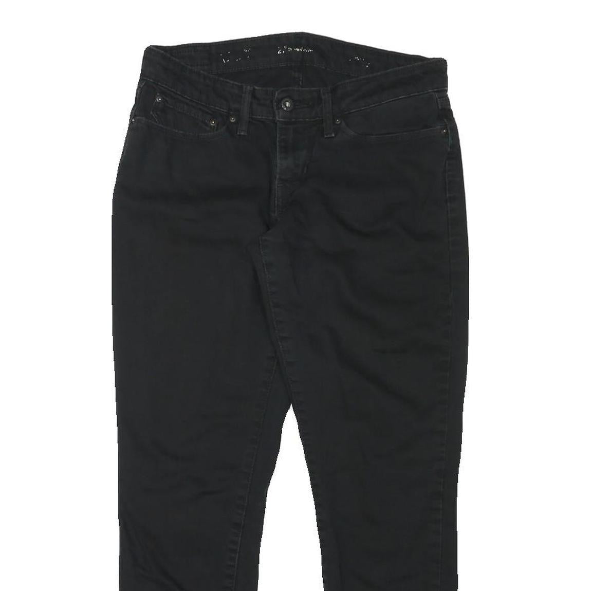 LEVI'S Womens Jeans Black Slim Skinny Denim Medium W29 L26 Classic Fit Zip