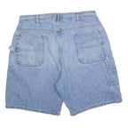 HUNT CLUB Womens Shorts Blue Denim Casual M W32 Cotton Blend Relaxed Fit