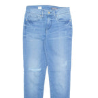 TOMMY HILFIGER Womens Jeans Blue Regular Skinny Stone Wash W26 L30