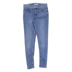 LEVI'S 710 Womens Jeans Blue Slim Skinny Denim Medium W28 L28 Zip Closure