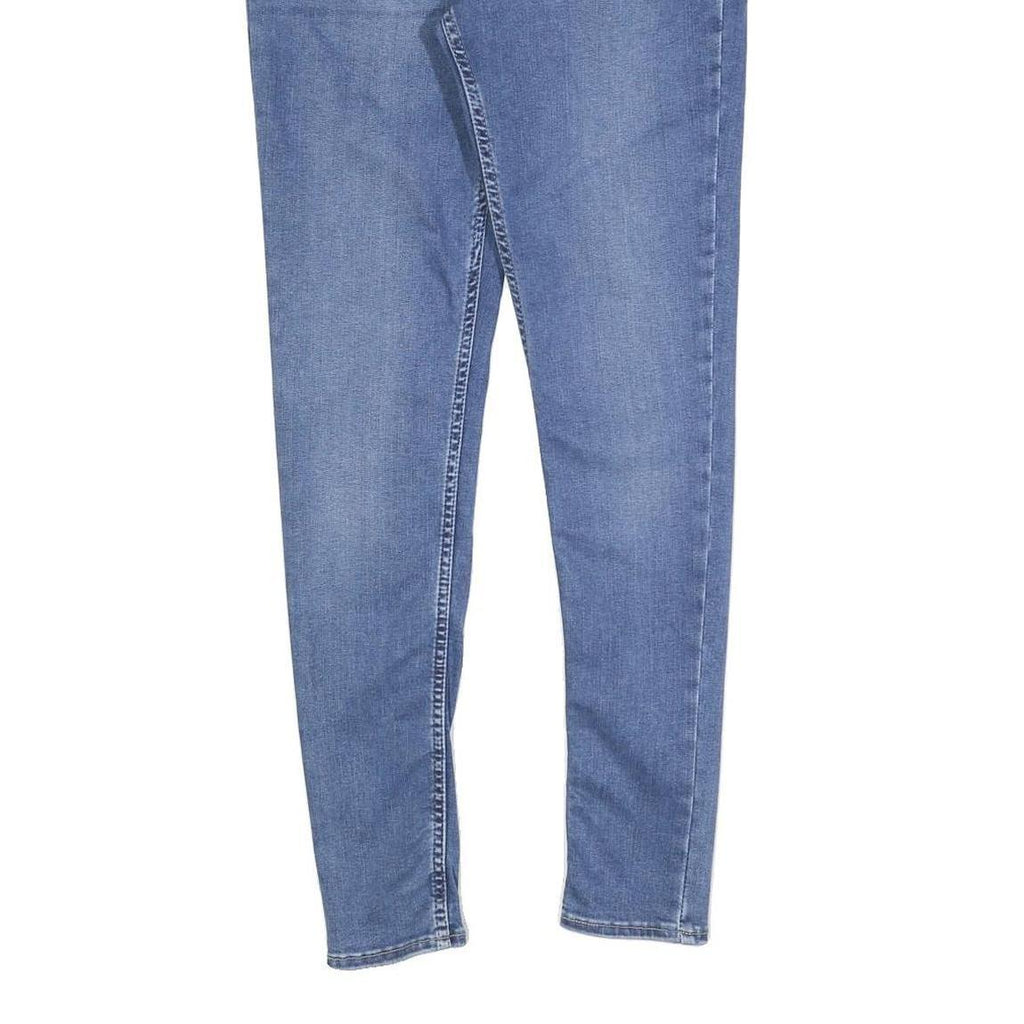 LEVI'S 710 Womens Jeans Blue Slim Skinny Denim Medium W28 L28 Zip Closure