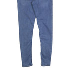 LEVI'S 710 Womens Jeans Blue Slim Skinny Denim Medium W28 L28 Zip Closure