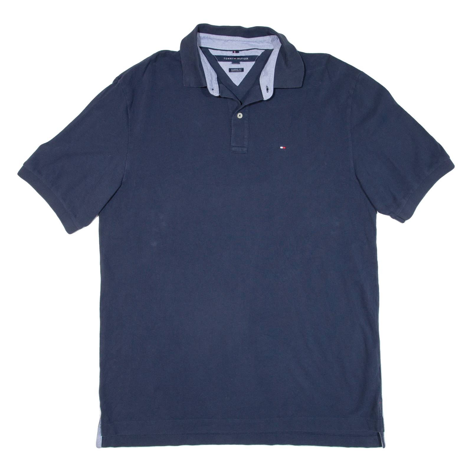 TOMMY HILFIGER Mens Polo Shirt Blue XL