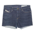 DIESEL Womens Denim Blue Shorts M W30 Casual Cotton Blend Stylish