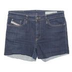 DIESEL Womens Denim Blue Shorts M W30 Casual Cotton Blend Stylish
