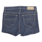 DIESEL Womens Denim Blue Shorts M W30 Casual Cotton Blend Stylish