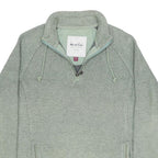 WEIRD FISH Womens Green Cotton Blend Plain Pullover Jumper Size UK 16 Casual